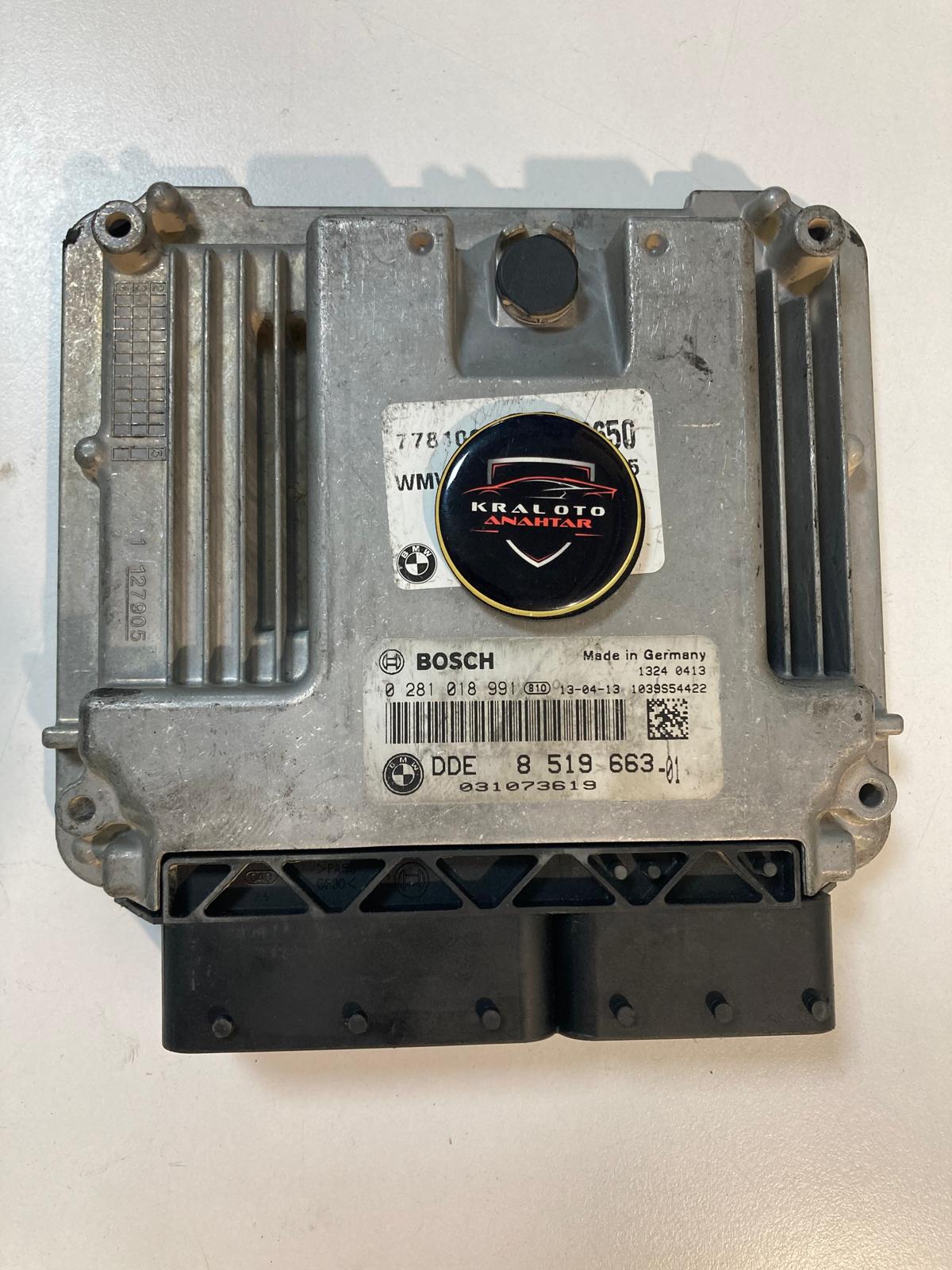 BMW BEYİN DDE 8 519 663-01 BOSCH No: 0 281 018 991