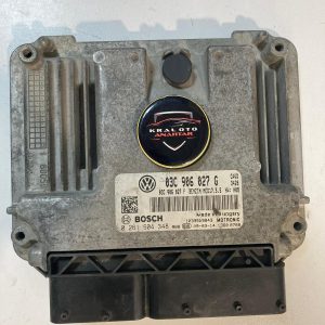 VW ECU BEYİN03C 906 027 G (etikette ayrıca 03C 906 027 F de belirtilmiş)  BOSCH 0 261 S04 348