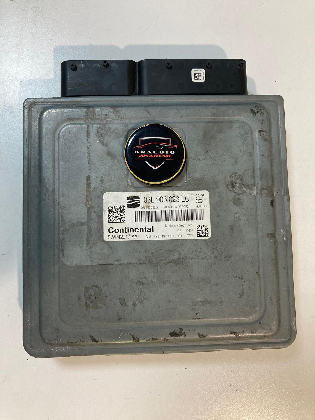 SEAT VW ECU BEYİN03L 906 023 LC Continental 5WP42917 AA Diesel SIMOS PCR2.1