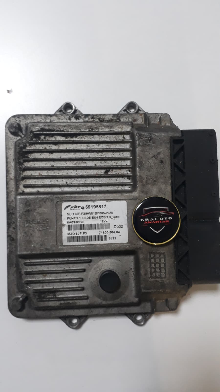 Magneti Marelli MJD 6JF.P3 Motor Beyni ECU Fiat Punto 1.3 Multijet Euro 4